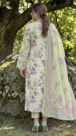Pistachio Grace – 3-Piece Printed