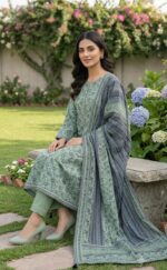Sage A-Line Frock - Image 2