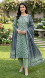 Sage A-Line Frock - Image 3