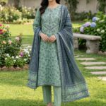 Sage A-Line Frock