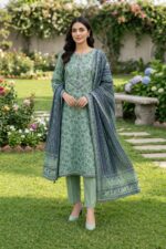 Sage A-Line Frock
