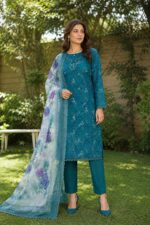 Teal Bloom Elegance