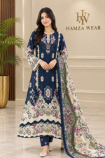 Navy Floral